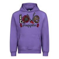 Tulip love firefighter Urban Hoodie - CowhideDigitalArt