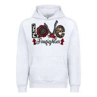 White love firefighter Urban Hoodie - CowhideDigitalArt