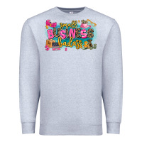 Heather Grey Small business badass Premium Sweatshirt - MaliasSmallBusiness
