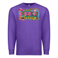 Purple Small business badass Premium Sweatshirt - MaliasSmallBusiness