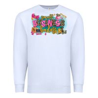 White Small business badass Premium Sweatshirt - MaliasSmallBusiness