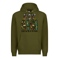 Army Green boy gigi from son up to son down Premium Hoodie - CowhideDigitalArt