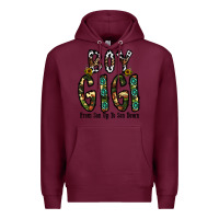 Burgundy boy gigi from son up to son down Premium Hoodie - CowhideDigitalArt