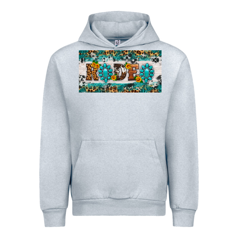 Rodeo License Plate Urban Hoodie by HRA Design Shop | Teevron