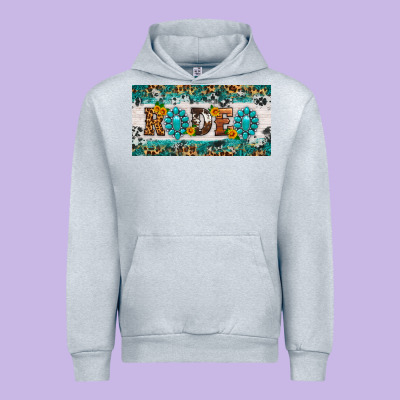 Rodeo License Plate Urban Hoodie Designed By Hra Design Shop