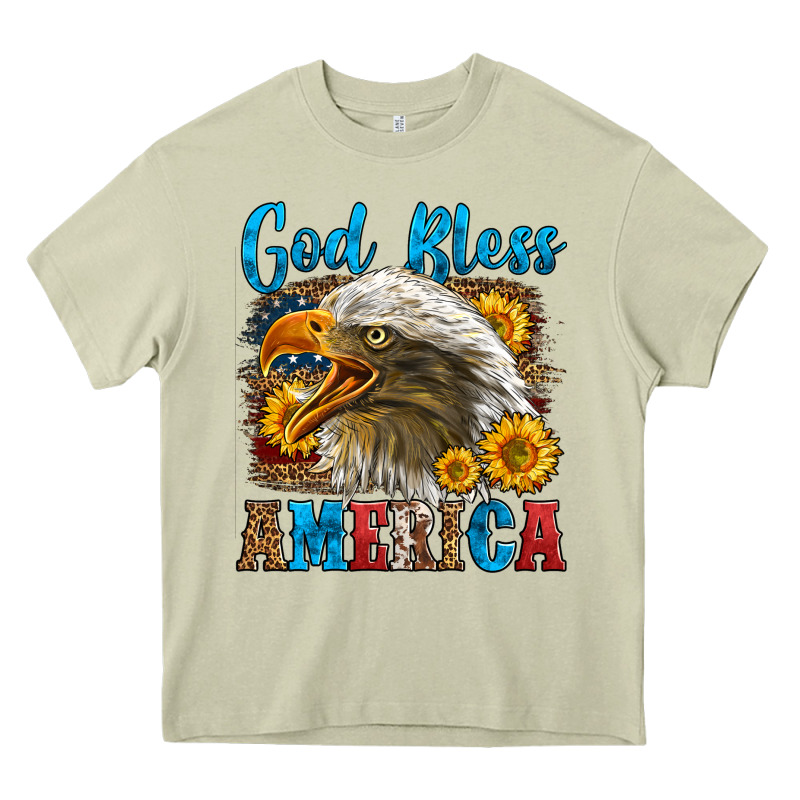 God Bless America Heavy Core Tee by LillyAllenDesigns | Teevron