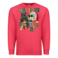 Cardinal dead inside but jolly as fuck Premium Sweatshirt - MaliasSmallBusiness