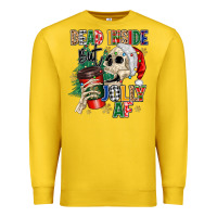 Lemon dead inside but jolly as fuck Premium Sweatshirt - MaliasSmallBusiness
