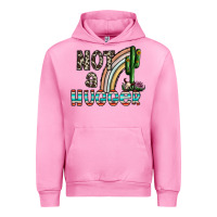 Fuchsia Pink not a hugger Urban Hoodie - CowhideDigitalArt