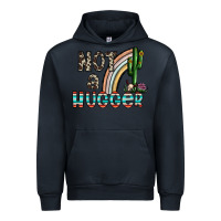 Navy not a hugger Urban Hoodie - CowhideDigitalArt