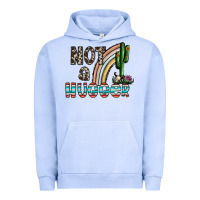 Pigment Grape Ice not a hugger Urban Hoodie - CowhideDigitalArt