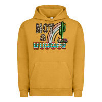 Pigment Peanut Butter not a hugger Urban Hoodie - CowhideDigitalArt