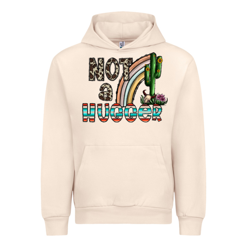 Not A Hugger Urban Hoodie by CowhideDigitalArt | Teevron