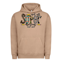 Pigment Burro not all super heroes wear capes Urban Hoodie - CowhideDigitalArt