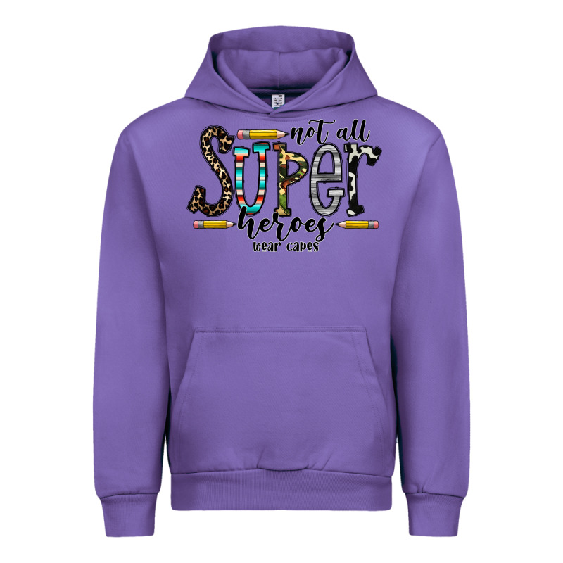Not All Super Heroes Wear Capes Urban Hoodie by CowhideDigitalArt | Teevron