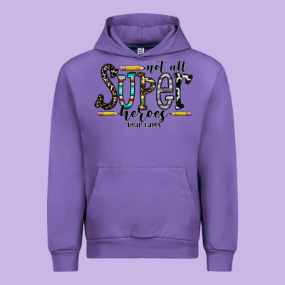 Not All Super Heroes Wear Capes Urban Hoodie Designed By Cowhidedigitalart