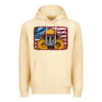 Pina Colada firefighter air mask and sunflower Premium Hoodie - HRA Design Shop