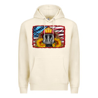 Tofu firefighter air mask and sunflower Premium Hoodie - HRA Design Shop