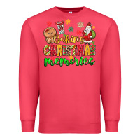 Cardinal baking christmas memories Premium Sweatshirt - MaliasSmallBusiness