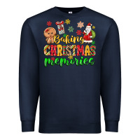 Navy baking christmas memories Premium Sweatshirt - MaliasSmallBusiness