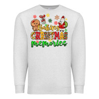Oatmeal Heather baking christmas memories Premium Sweatshirt - MaliasSmallBusiness