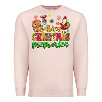 Pale Pink baking christmas memories Premium Sweatshirt - MaliasSmallBusiness