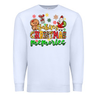 White baking christmas memories Premium Sweatshirt - MaliasSmallBusiness