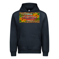 Navy Chingona license plate Urban Hoodie - HRA Design Shop