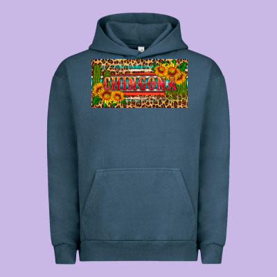 Chingona License Plate Urban Hoodie Designed By Hra Design Shop