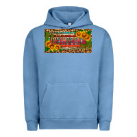 Pigment Pebble Blue Chingona license plate Urban Hoodie - HRA Design Shop