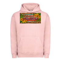 Pigment Salmon Chingona license plate Urban Hoodie - HRA Design Shop