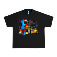 Black forklift birthday one Urban Heavy Tee - Artiststas