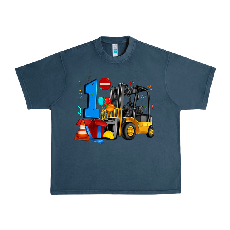 Forklift Birthday One Urban Heavy Tee by Artiststas | Teevron
