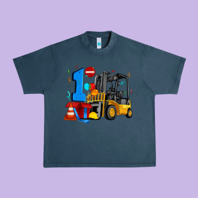 Forklift Birthday One Urban Heavy Tee Designed By Artiststas