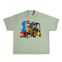 Oil Green forklift birthday one Urban Heavy Tee - Artiststas