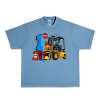 Pebble Blue forklift birthday one Urban Heavy Tee - Artiststas
