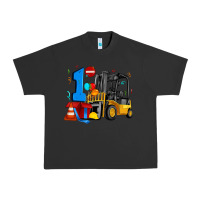 Pigment Black forklift birthday one Urban Heavy Tee - Artiststas