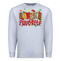 Heather Grey santa's favorite Premium Sweatshirt - MaliasSmallBusiness