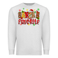Oatmeal Heather santa's favorite Premium Sweatshirt - MaliasSmallBusiness
