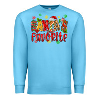 Ocean Blue santa's favorite Premium Sweatshirt - MaliasSmallBusiness
