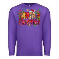 Purple santa's favorite Premium Sweatshirt - MaliasSmallBusiness