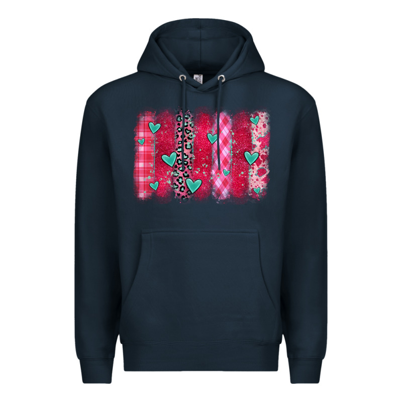 Valentines Day Brushstroke Premium Hoodie by OliviaCreatesArt | Teevron