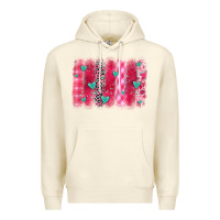 Sandshell valentines day brushstroke Premium Hoodie - OliviaCreatesArt