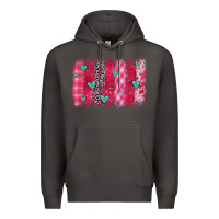 Smoke valentines day brushstroke Premium Hoodie - OliviaCreatesArt