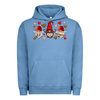 Pigment Pebble Blue baseball gnome Urban Hoodie - HRA Design Shop