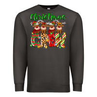 Smoke christmas crew  deer Premium Sweatshirt - MaliasSmallBusiness