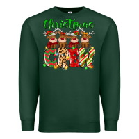 Sports Green christmas crew  deer Premium Sweatshirt - MaliasSmallBusiness