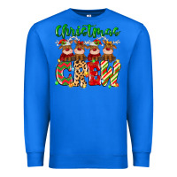 True Royal christmas crew  deer Premium Sweatshirt - MaliasSmallBusiness