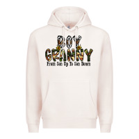 Pale Pink boy granny from son up to sondown Premium Hoodie - CowhideDigitalArt