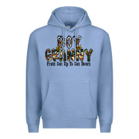 Colony Blue boy granny from son up to sondown Premium Hoodie - CowhideDigitalArt